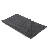 SPTA Grey Edgeless Auto Detailing Towels,420GSM  All-Purpose Microfiber Terry Cleaning Towels Professional 70/30 Blend, Dual-Pile Plush Microfiber, Buffing & Polishing