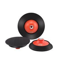 SPTA V1 5Inch/6Inch RO Rotary Flexible Backing Plate, Hook-and-Loop PU Soft Backing Pad Used On Rotary Polisher Sander for Sanding Polishing Buffing Finishing