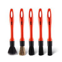 5-Piece Detailing Brush Set with Replaceable Heads