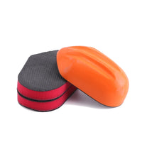 SPTA Synthetic Clay Bar Block with Clay Bar Pads,Car Cleaning Sponge Paint Magic Clay Car Care Paint Cleaner Bar Block Speed Clay Applicator For Waxing ,Clay Bar Pad with Holder, 2Pcs Clay Pads