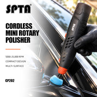 SPTA CP202 Cordless Rotary Tools Lightweight 6-Level Speed Setting For spot Part Polishing, Detail Polishing