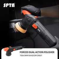 SPTA CP302 3" Forced Dual Action Polisher 5-Meter Long Power Supply Cord Constant Speed Output For Car Polishing