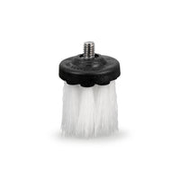 SPTA DF057 1-Inch Mini Polisher Brush – White Soft Bristles, M6 Thread, Interior Detailing Attachment