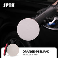 SPTA 3"/5"/6" Orange Peel Remover Denim Polishing Pad - 2000 Grit Grade Universal Hook & Loop for Easy Attachment to Polisher Plate