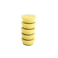 T80 Yellow High-Cut Beveled Foam Polishing Pads for Car Detailing – 5-Pack