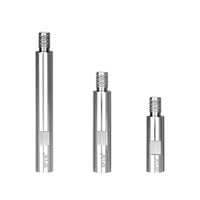 SPTA Stainless Steel Rotary Extension Shaft Set Connector Adapter Angle Grinder Rotary Polisher Extension Shaft Connecting Rod