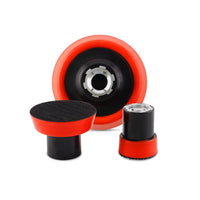 SPTA 1/2/3 inch Soft Edge Backing Plate for Rotary Polisher Hook & Loop Adhesive Back Plate for Buffing Pads