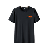SPTA Detailing T-shirt,adult men/women T-shirt S/M/L/XL Black,Oversized,with Brand Detailing