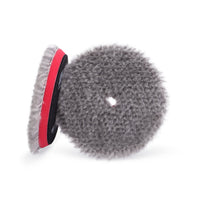 T120 Gray Long-Pile Wool Heavy-Cut Polishing Pads