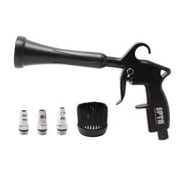 SPTA Car Cleaning Gun, Car Blow Gun Trumpet Head High Pressure Dryer Blow Gun, Car Cleaning Air Gun Kit, Vortex Air Cleaning Tool for Quickly Blasts Dirt and Dust from Surface