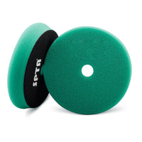 T120 Green Heavy-Cut Beveled-Edge Flat Foam Polishing Pad 3" to 6"