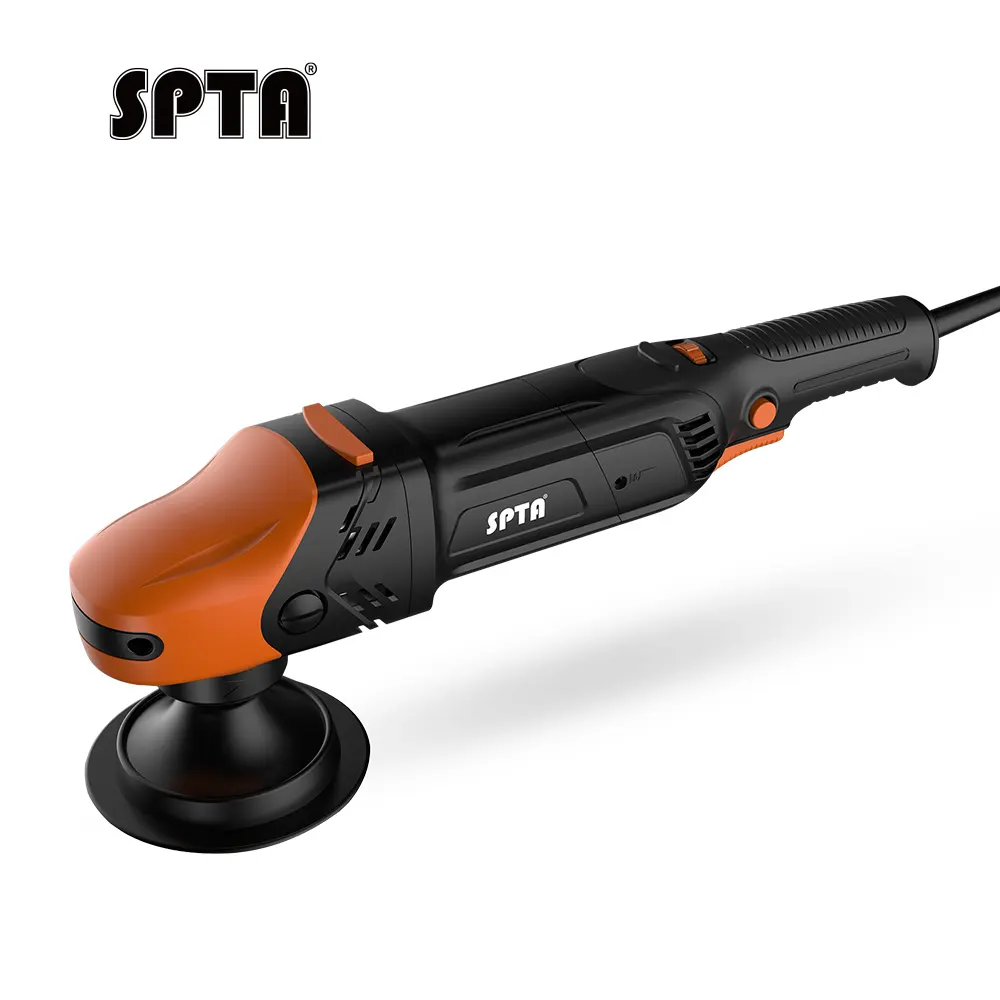 SPTA CP502 1200W Rotary Polisher, 5-Meter Long Power Supply Cord, Constant Speed Control,Smooth Operation