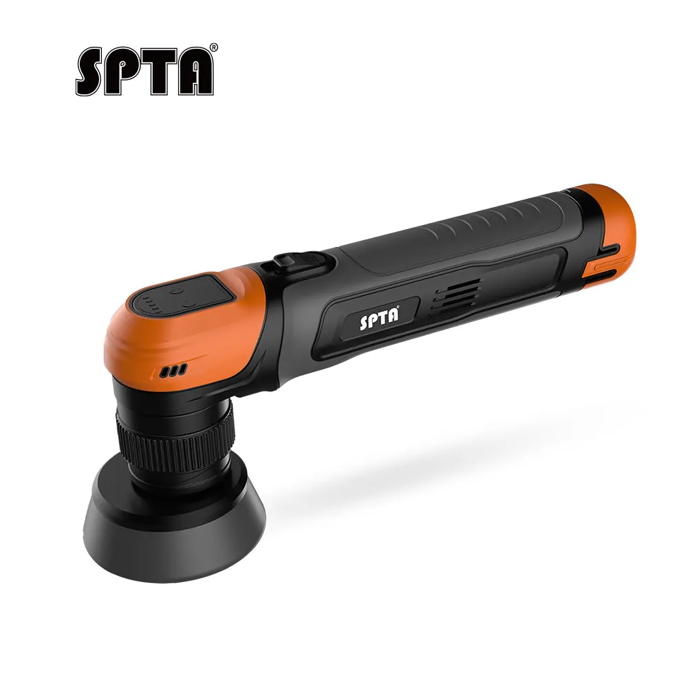 SPTA CP201 Cordless Mini Polisher Detail Dual Action And Rotary Polisher Constant Speed Output For Car Polishing