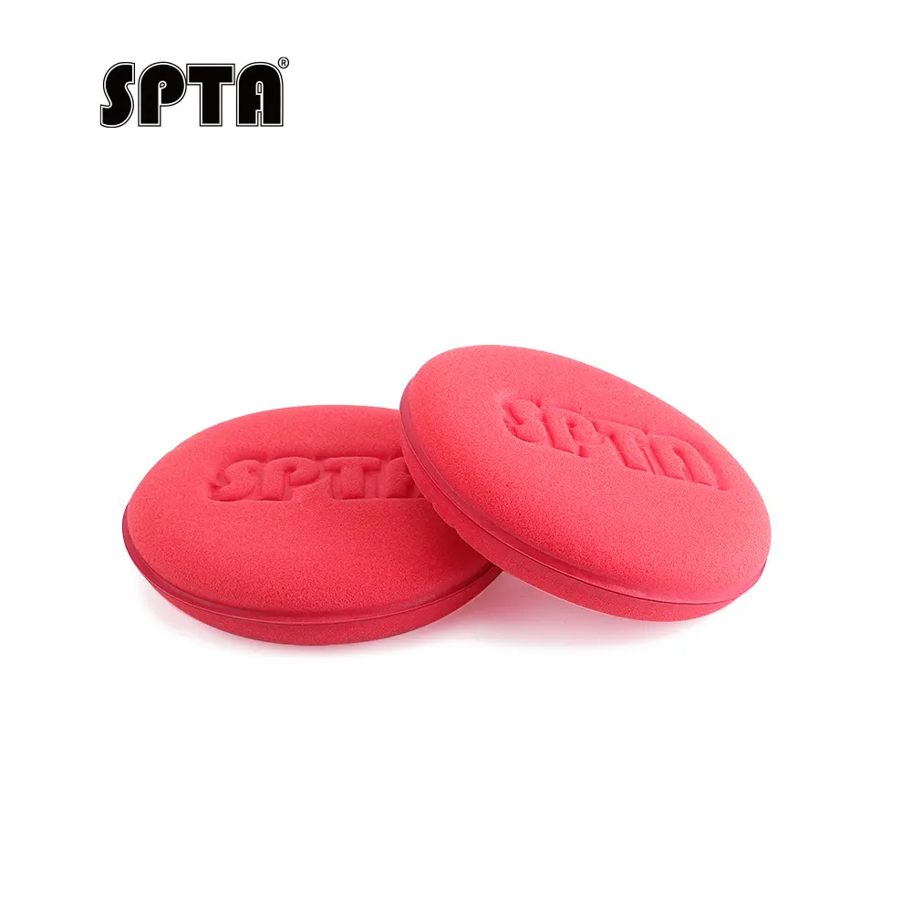 SPTA WF008 Foam Applicator Pad 100*20mm Red For Removing Paint Overspray Without Scratcing Surfaces