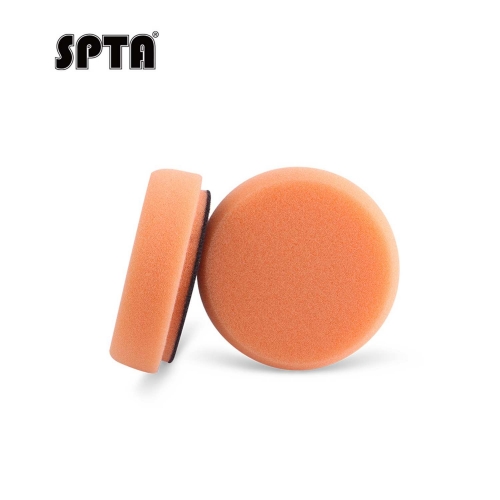 SPTA 1/2/3 & 1/2 inch Orange Car Detail Polishing Pads Mini Buffing Polishing Pads For Car Polisher And Electric Drill