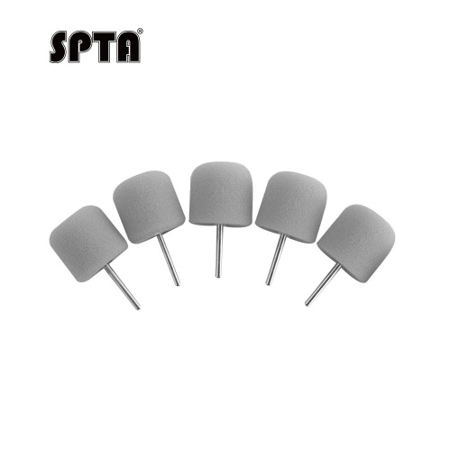 SPTA 5Pcs Gray Flexible Shaft Cylinder Polishing Pad Set