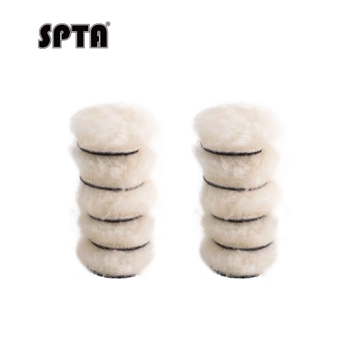 SPTA 1inch/2inch Wool Pad White Wool Pads Set