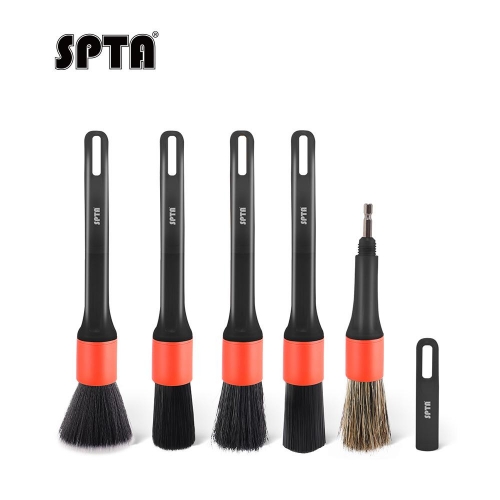 SPTA DF075 Car Detailing Brush, 5Pcs Detailing Brush Set